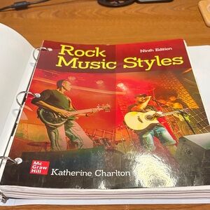 Rock Music Styles Ninth Edition Book
